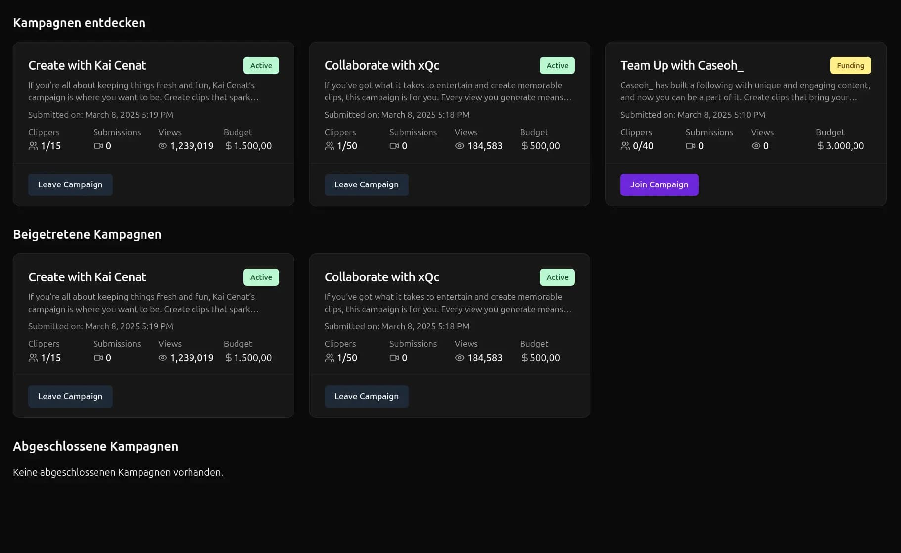 Choose Campaigns That Fit